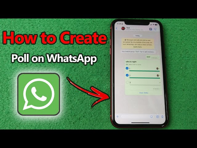 Create a WhatsApp Poll on Android and iOS Apps