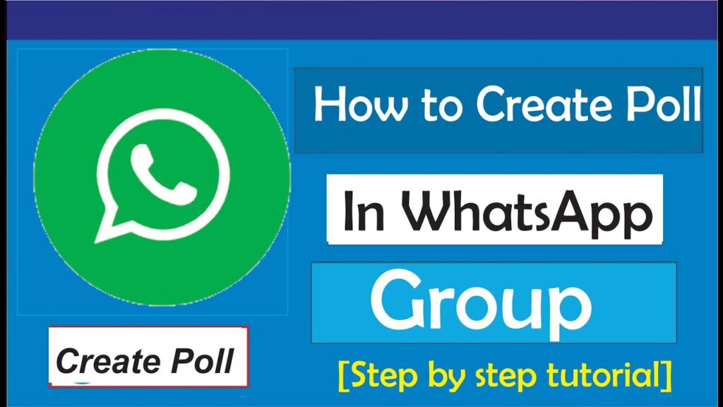 How to Create WhatsApp Poll - A Complete Guide