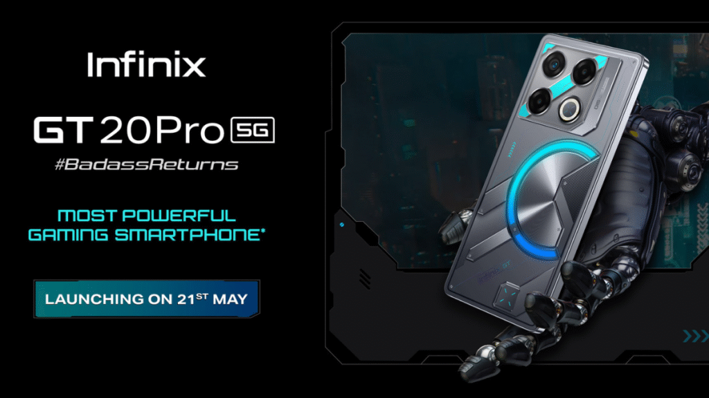 Infinix GT 20 Pro may be launched in India soon