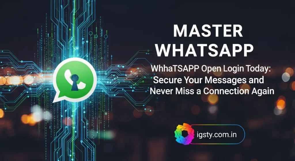 Master WhatsApp Open Login Today: Secure Your Messages and Never Miss a Connection Again
