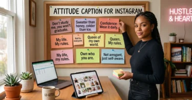 attitude caption for instagram