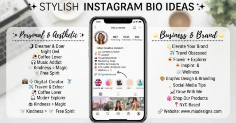 instagram bio ideas stylish
