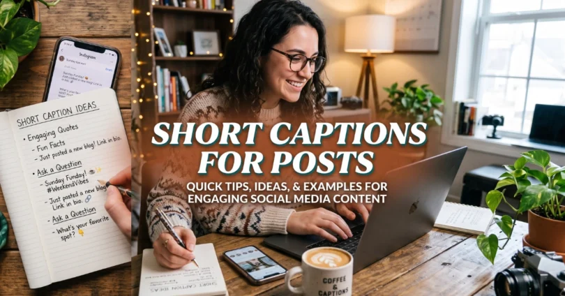 short captions for posts