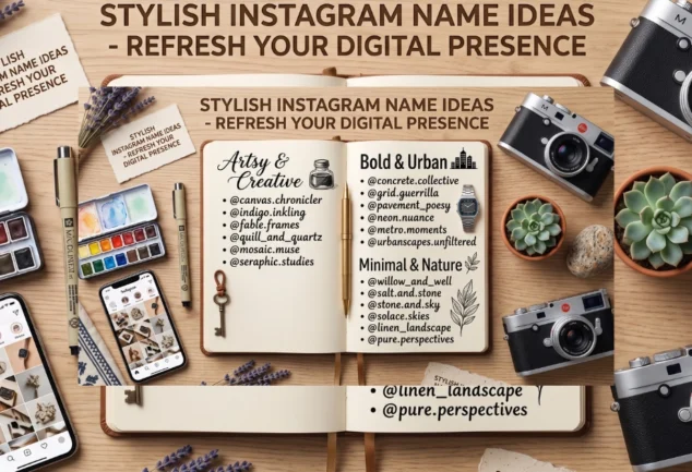 stylish instagram name ideas